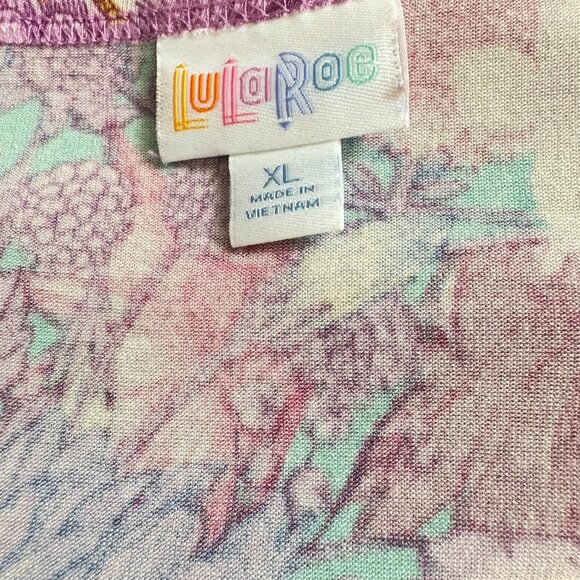 Lularoe Floral Maxi Dress - Xl - Picture 3 of 4